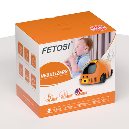 Little Tiger Kids Nebulizer Machine | Cute Lightweight Children's Nebulizer for Home & Travel