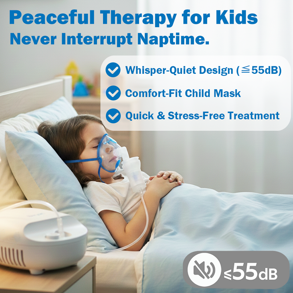 C5 Compressor Nebulizer Machine for Adults & Kids