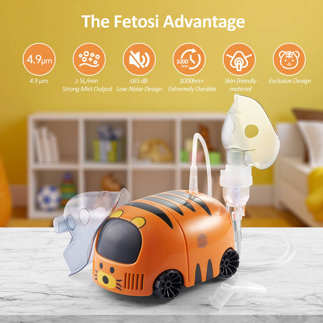 Children's Nebulizer Machine Light Weight Nebulizer Therapy 2