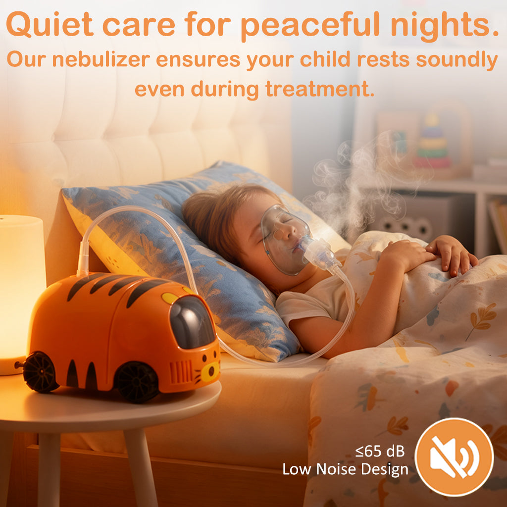Little Tiger Kids Nebulizer Machine | Cute Lightweight Children's Nebulizer for Home & Travel